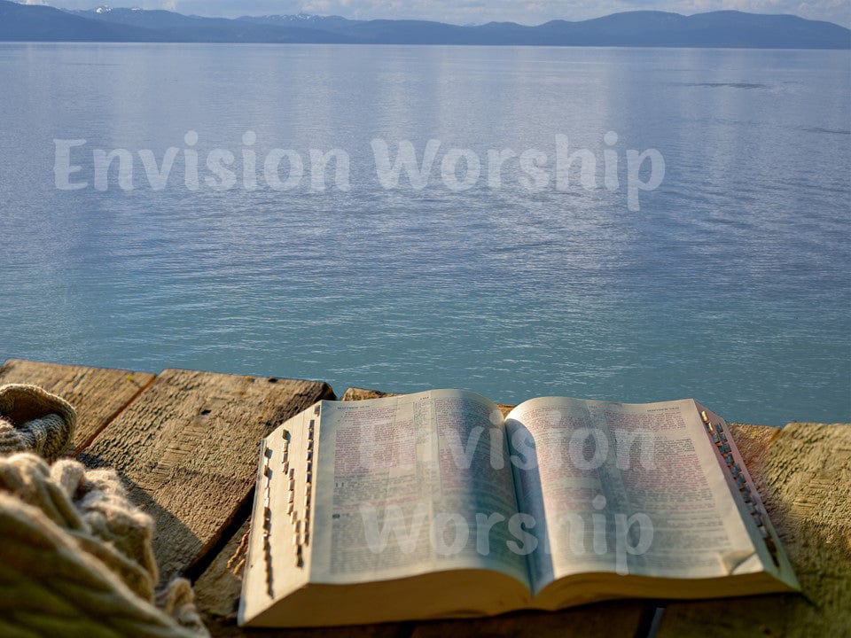 Bible church PowerPoint Presentation template slides, Open Bible verse PowerPoint for worship