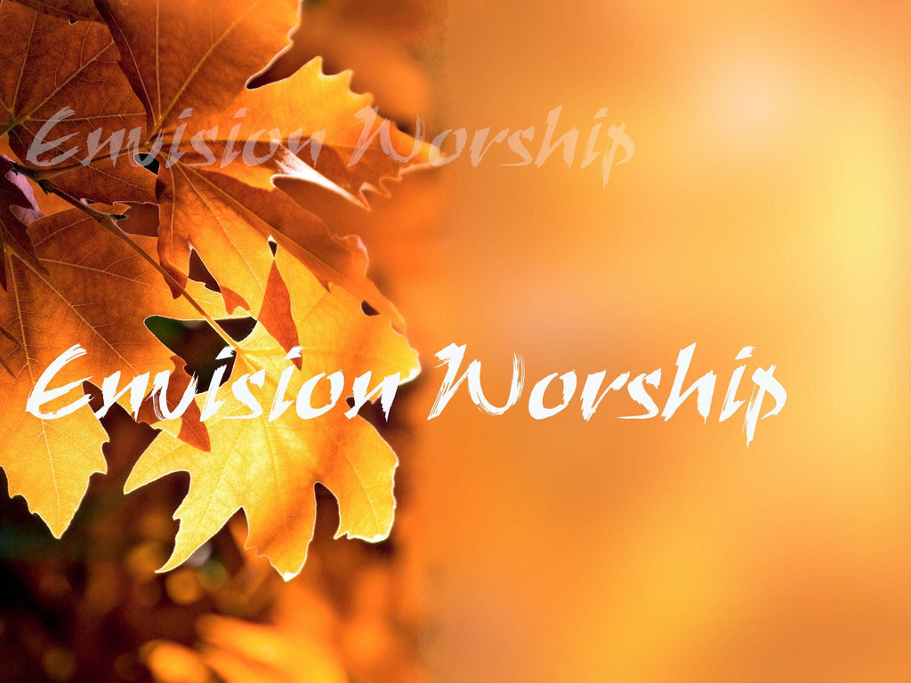 Autumn Church PowerPoint - Gorgeous Fall Leaves