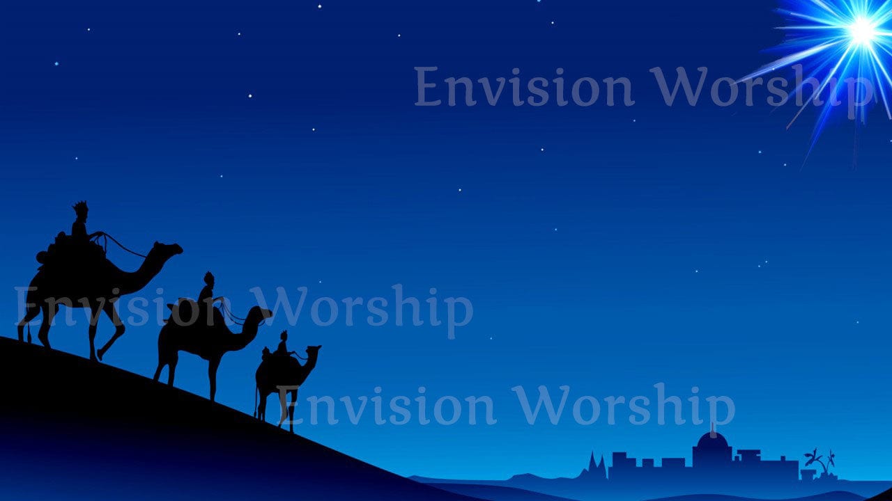 Epiphany three Kings, Wisemen Church PowerPoint Presentation for worship